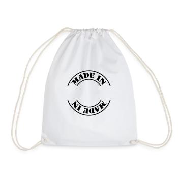 made in m1k2 - Sac de sport léger - blanc - Devant