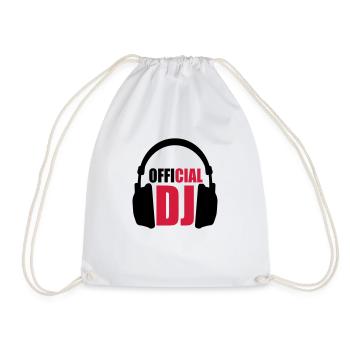 Official DJ - Sac de sport léger - blanc - Devant