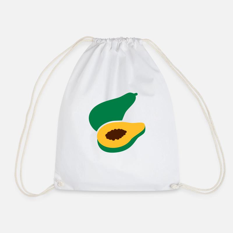 Papaya - Turnbeutel - Weiß