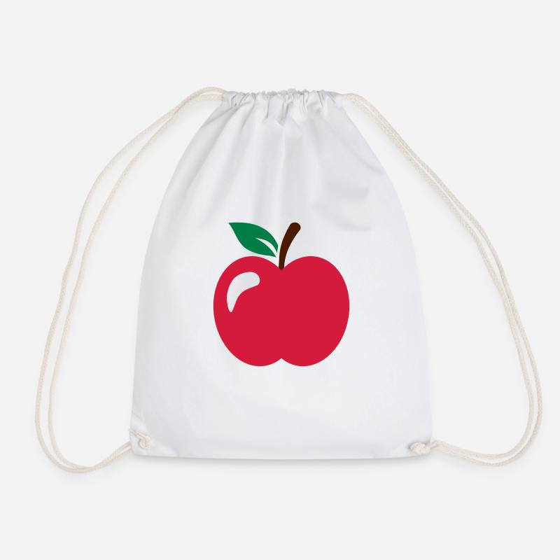 Apfel - Turnbeutel - Weiß