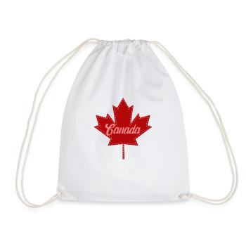 Canada - Drawstring Bag - white - Front