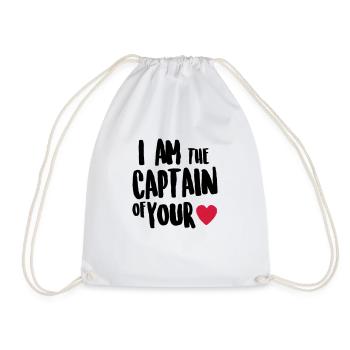 i am the captain of your heart - Sac de sport léger - blanc - Devant