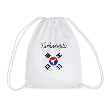 Taekwondo Taekwondoin Tae-Kwon-Do Tae Kwon Do - Turnbeutel - Weiß - Vorne