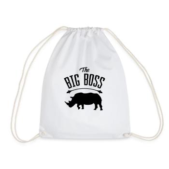 rhino big boss - Turnbeutel - Weiß - Vorne