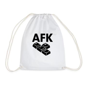 keyboard - Drawstring Bag - white - Front