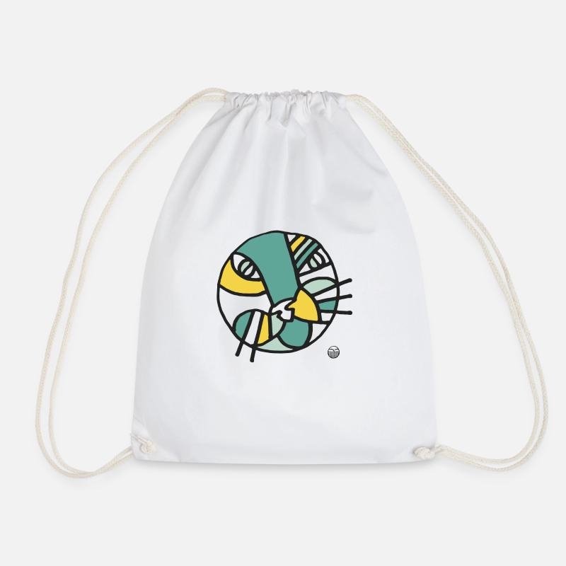 CIRCLE CAT - Turnbeutel - Weiß