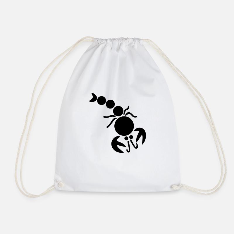 Larry the Lobster - Drawstring Bag - white