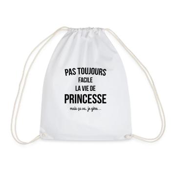 pas toujours facile - Sac de sport léger - blanc - Devant
