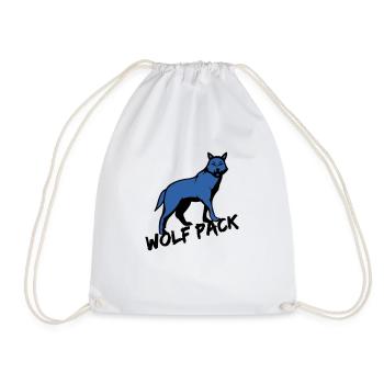 Meute de loups - Sac de sport léger - blanc - Devant