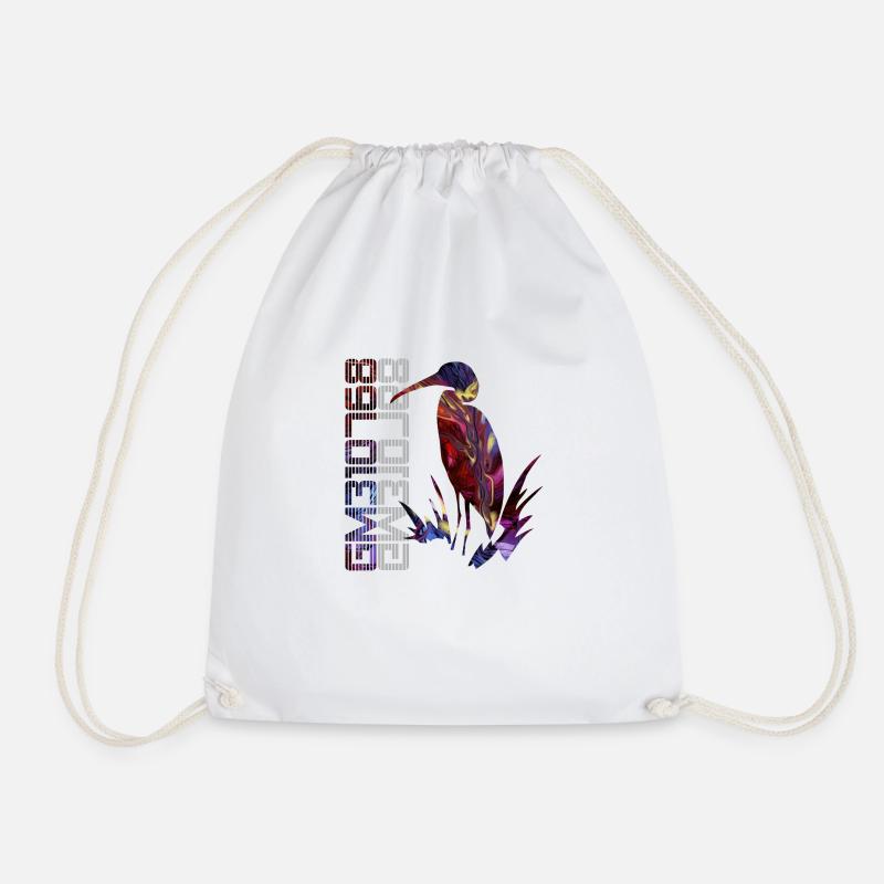 GM310768 Heron2 - Drawstring Bag - white