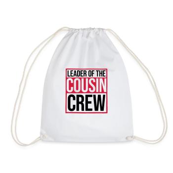Leader Cousin Crew Team - Turnbeutel - Weiß - Vorne