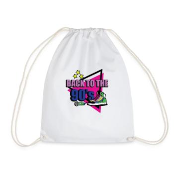 Proverbes des années 1990 Idée cadeau des années 90 - Sac de sport léger - blanc - Devant