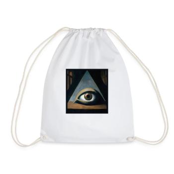 The Occult Eye - Drawstring Bag - white - Front