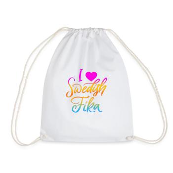Suède Suède Viking Norden Scandinavie fika - Sac de sport léger - blanc - Devant