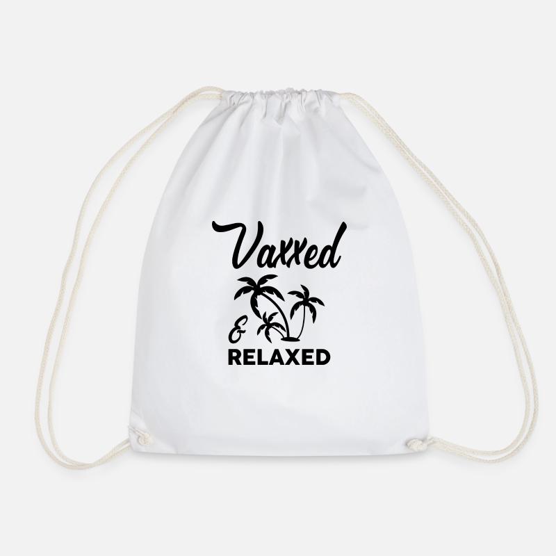 #Vaccinated - Turnbeutel - Weiß