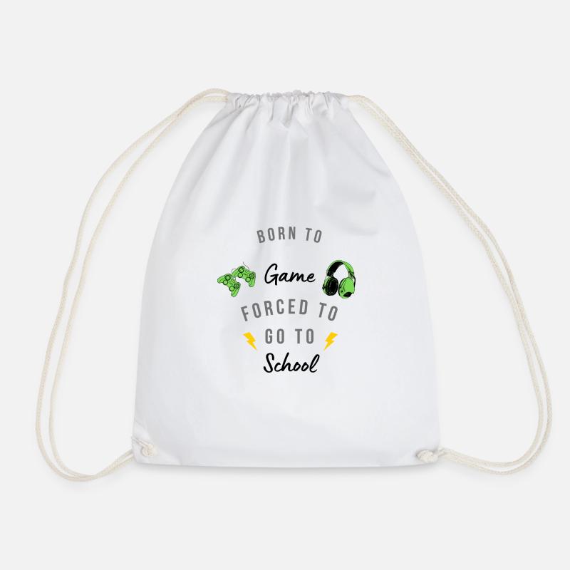 Gaming Zone - Drawstring Bag - white