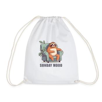 Sunday mood - Drawstring Bag - white - Front