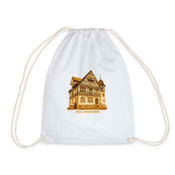 Bad Liebenstein Post Office Heilbad Thüringen - Drawstring Bag - white - Front