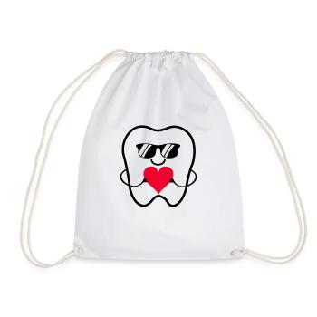 Lunettes de soleil Zahn Smile - Sac de sport léger - blanc - Devant