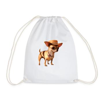 Chihuahua Dog Chihuahua Puppy Dogs Dog Owners - Drawstring Bag - white - Front