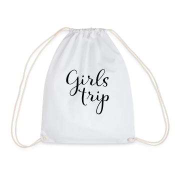 Bande de filles - Sac de sport léger - blanc - Devant