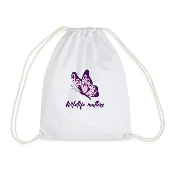 Wildlife matters - Drawstring Bag - white - Front
