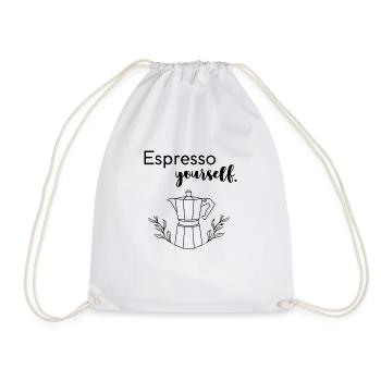 Espresso yourself - Turnbeutel - Weiß - Vorne