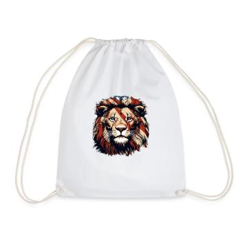 Lion des États-Unis - Sac de sport léger - blanc - Devant