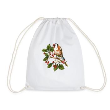 Oiseau coloré - Sac de sport léger - blanc - Devant