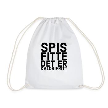 Mange de la chatte, c'est sans calories - Sac de sport léger - blanc - Devant
