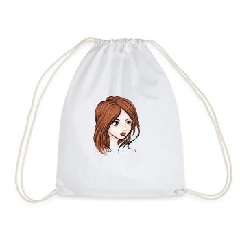 fille - Sac de sport léger - blanc - Devant