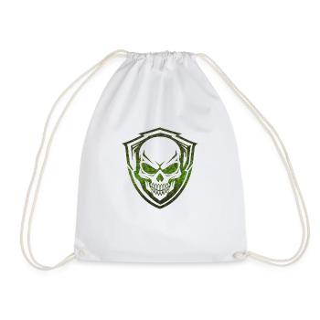 Army War Military Uniform Force Soldier Camouflage - Drawstring Bag - white - Front