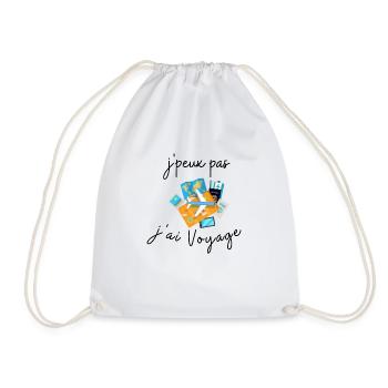 J peux pas j ai Voyage - Sac de sport léger - blanc - Devant