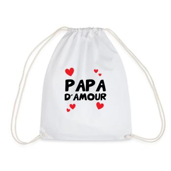 Love Daddy - Father's Day - Drawstring Bag - white - Front