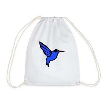 Colibri Oiseau - Sac de sport léger - blanc - Devant