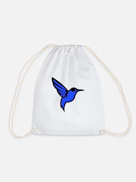 kolibri vogel - Turnbeutel - Weiß