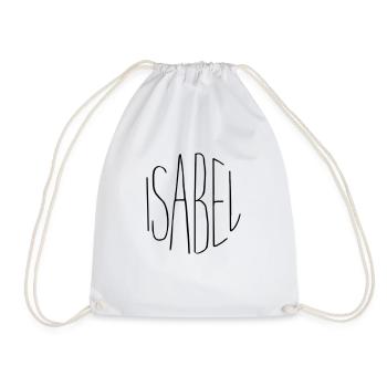 Isabel - Drawstring Bag - white - Front