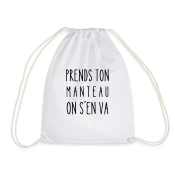 prends ton manteau - Sac de sport léger - blanc - Devant