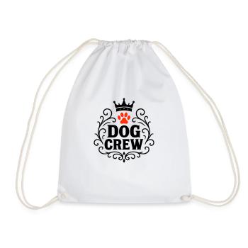 Hunde Crew - Turnbeutel - Weiß - Vorne
