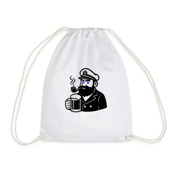 Capitaine Bière - Sac de sport léger - blanc - Devant