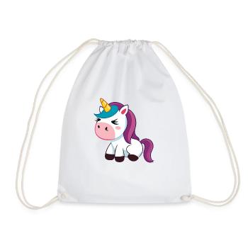 Bébé LicorneDort - Sac de sport léger - blanc - Devant