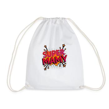 Super mamy BD - Sac de sport léger - blanc - Devant