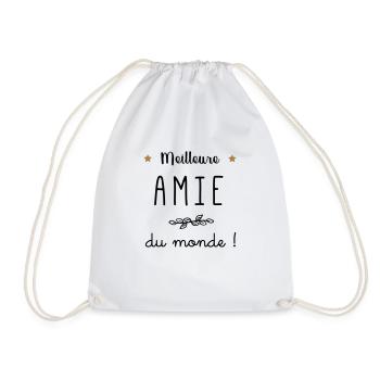 Meilleure Amie du monde vecteur - Sac de sport léger - blanc - Devant