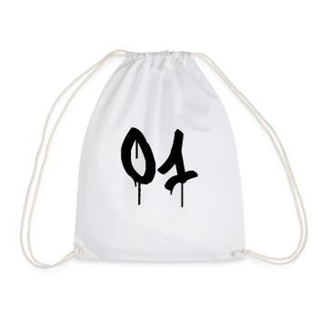 Tag : 01 - Sac de sport léger - blanc - Devant