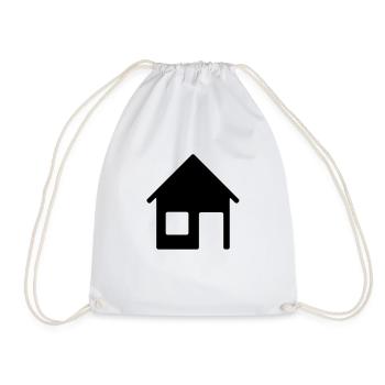 haus__f1 - Drawstring Bag - white - Front