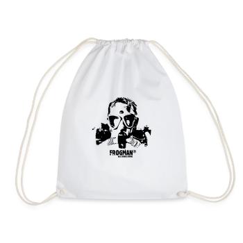 FROGMAN VINTAGE PLONGEE SOUS MARINE - Sac de sport léger - blanc - Devant