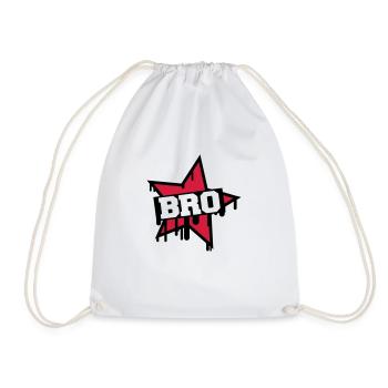 Bro Star - Turnbeutel - Weiß - Vorne