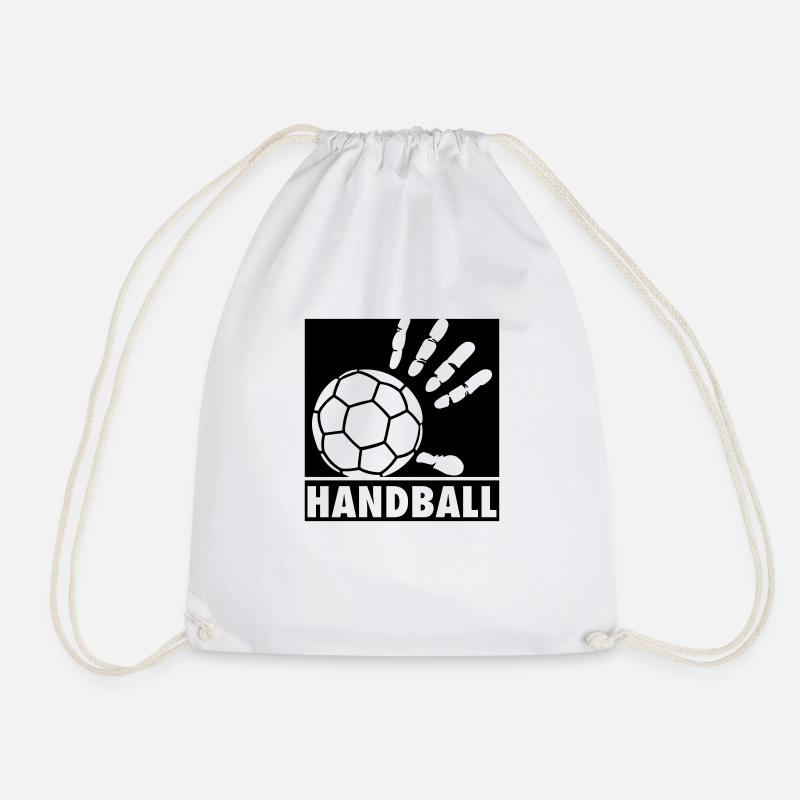 Handball - Turnbeutel - Weiß
