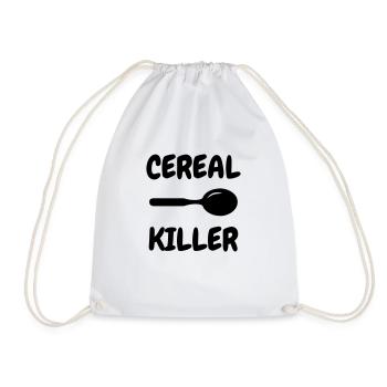 Cereal Killer - Humor - Funny - Joke - Friend - Turnbeutel - Weiß - Vorne