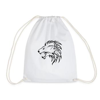 lion_01 - Turnbeutel - Weiß - Vorne